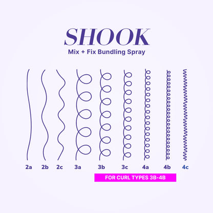 Shook Mix + Fix Bundling Spray for Curly Hair